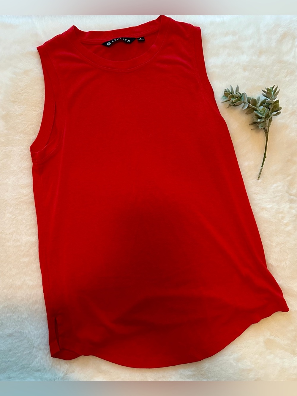 Athleta | EUC - Ease In Tank Top - Size S - Red